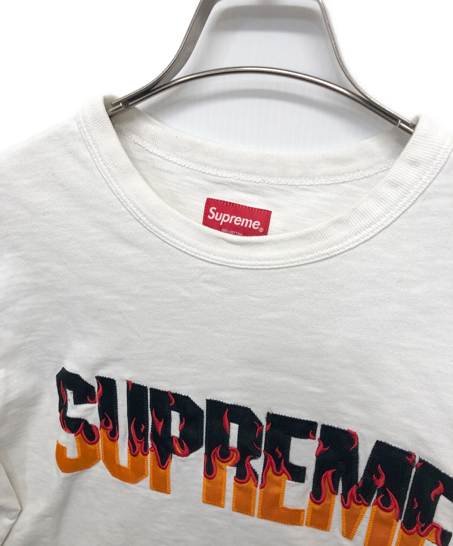 Supreme (シュプリーム) ロゴtシャツ ホワイト サイズ:S