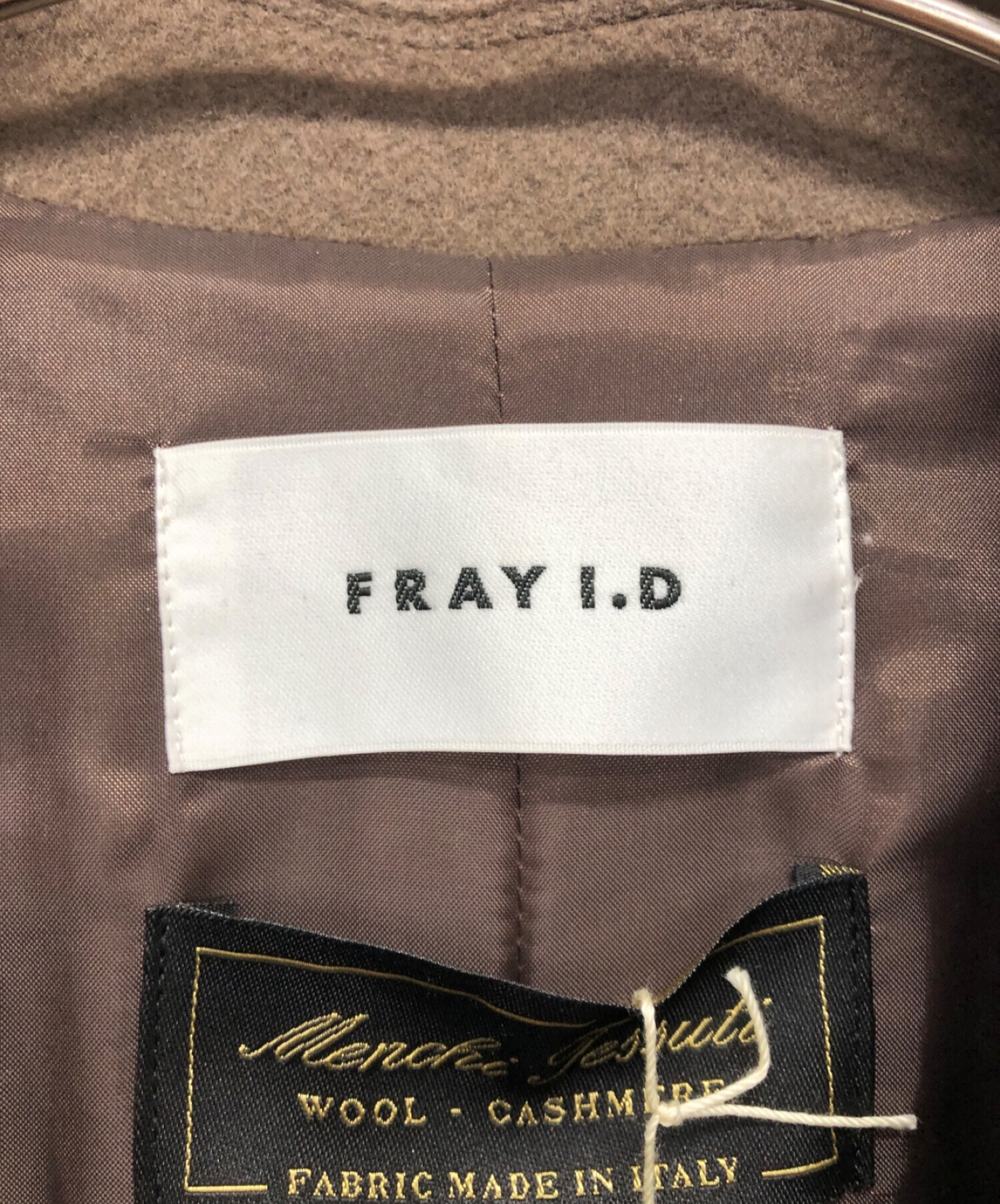 中古・古着通販】FRAY ID (フレイ アイディー) ライトダブルコート