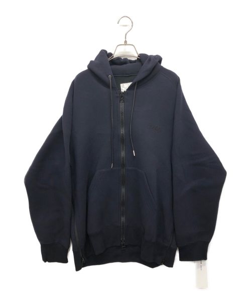 中古・古着通販】sacai (サカイ) ジップパーカー ネイビー サイズ:4 未