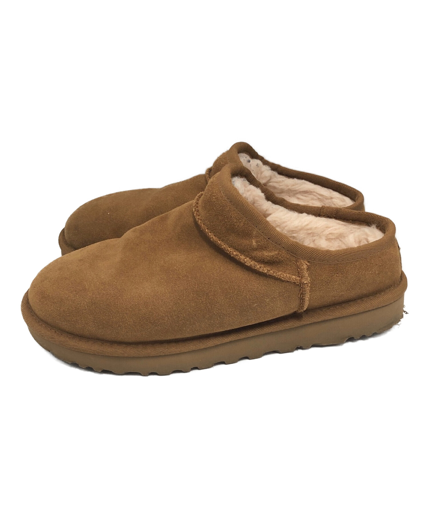 中古・古着通販】UGG (アグ) クラシックスエードスリッパ ベージュ サイズ:25｜ブランド・古着通販 トレファク公式【TREFAC  FASHION】スマホサイト