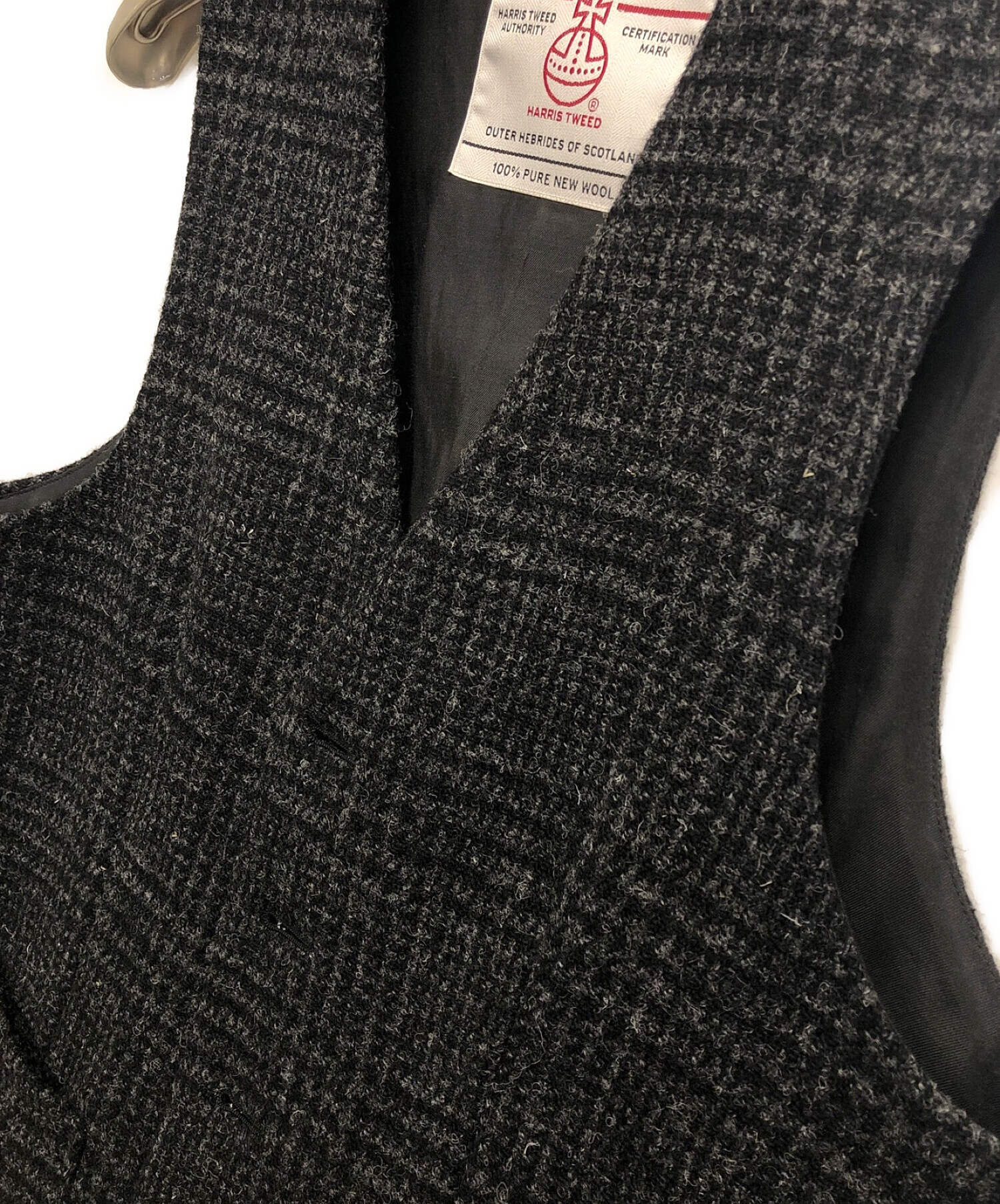 Harris Tweed ジレ ベスト usedヴィンテージ - テーラードジャケット