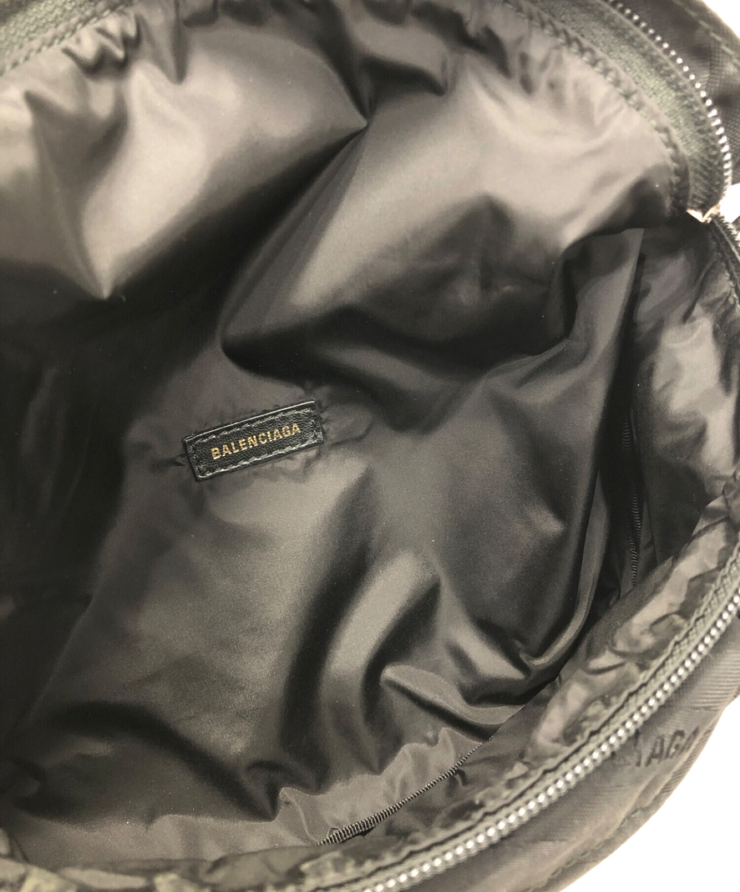 中古・古着通販】BALENCIAGA (バレンシアガ) ウエストバッグ ブラック