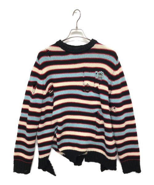 中古・古着通販】CHARLES JEFFREY LOVERBOY (チャールズ ジェフリー ラバーボーイ) MEGA SHRED STRIPE  JUMPER マルチカラー サイズ:S｜ブランド・古着通販 トレファク公式【TREFAC FASHION】スマホサイト