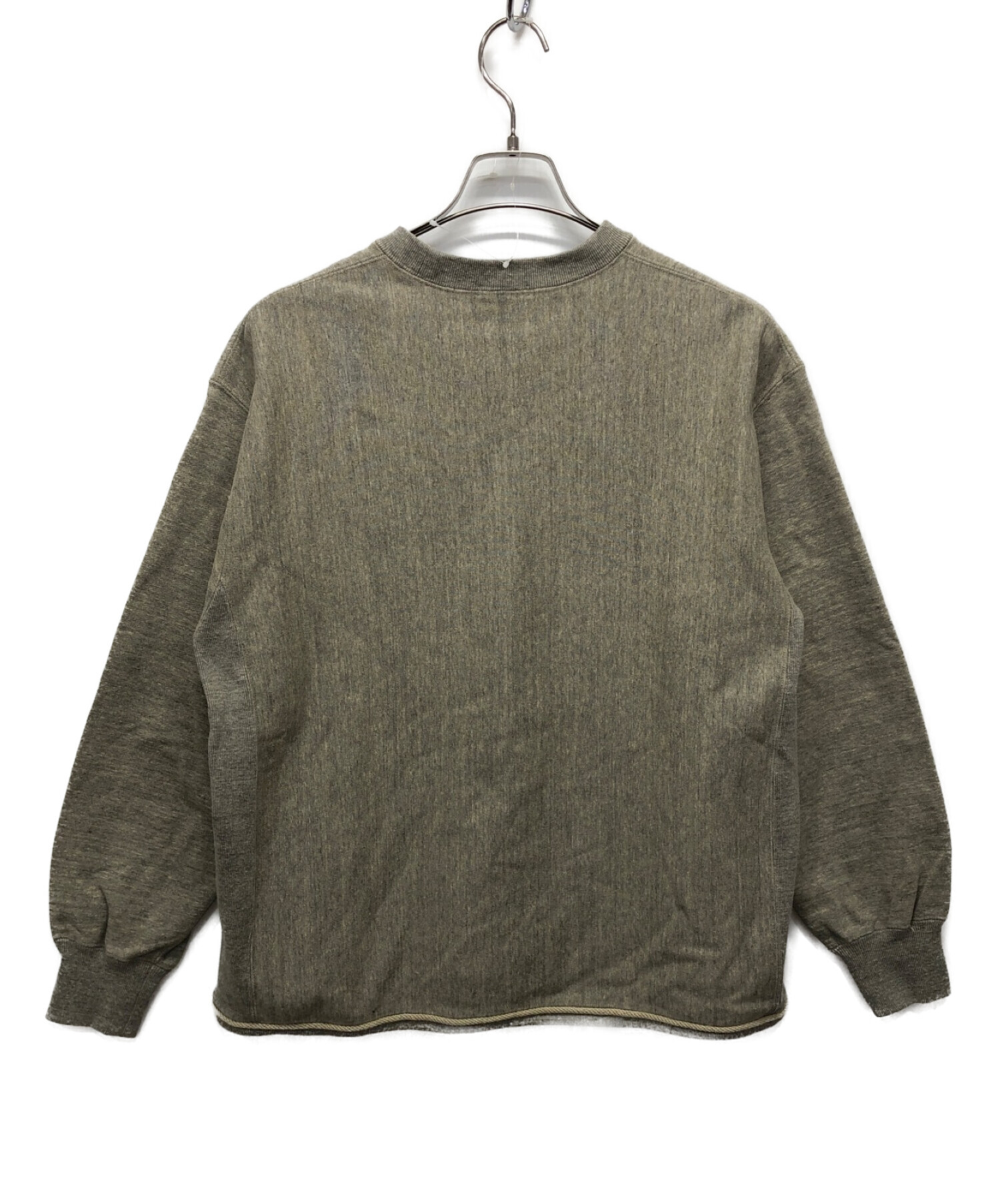 ULTERIOR (アルテリア) VINTAGE FADED TERRY RW SWEAT SHIRT グレー サイズ:3