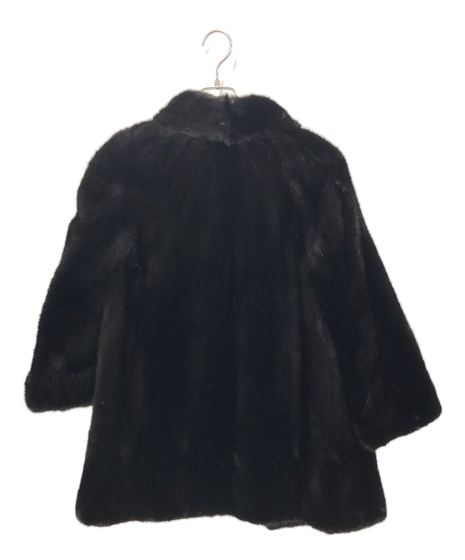 SAGA MINK BLACK coat size11毛皮/ファーコート - 毛皮/ファーコート