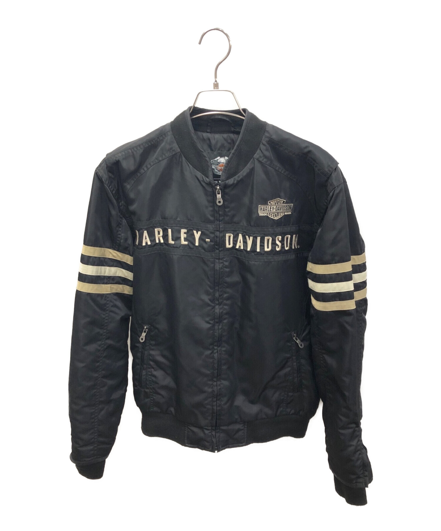 HARLEY-DAVIDSON (ハーレーダビッドソン) ナイロンジャケット ブラック サイズ:S