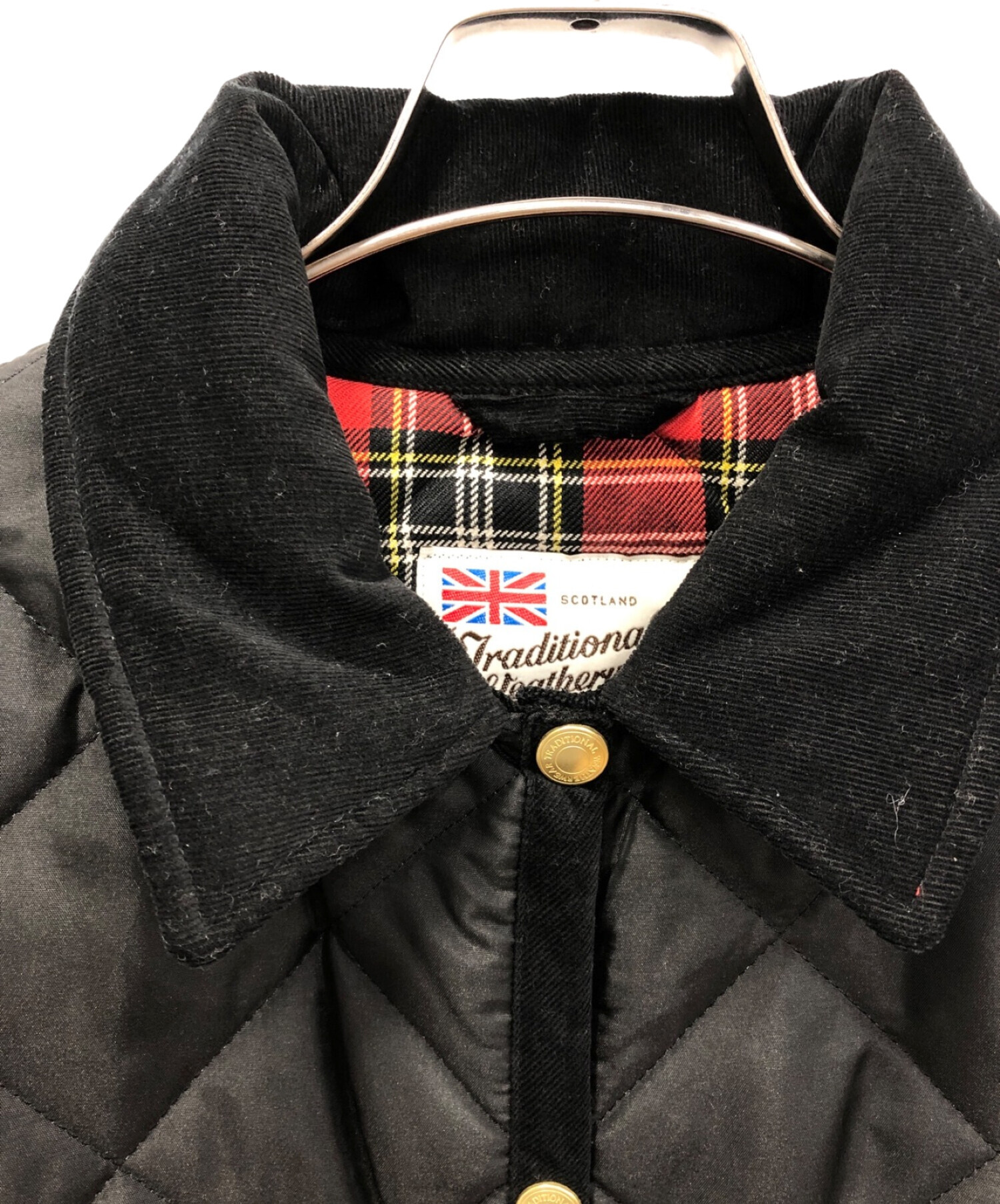 中古・古着通販】Traditional Weatherwear (トラディショナルウェザーウェア) キルティングジャケット ブラック  サイズ:36｜ブランド・古着通販 トレファク公式【TREFAC FASHION】スマホサイト