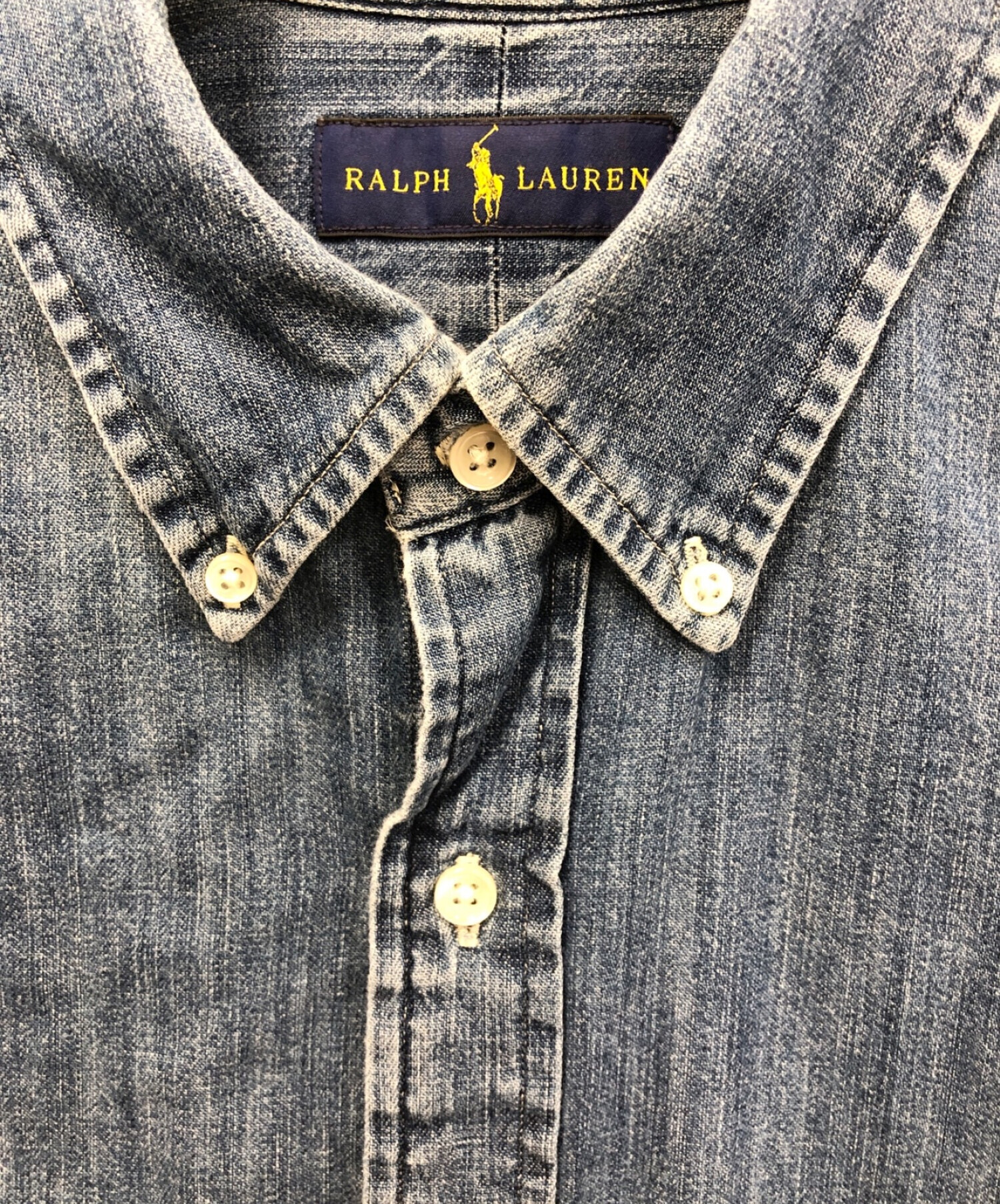 中古・古着通販】RALPH LAUREN (ラルフローレン) デニムシャツ 