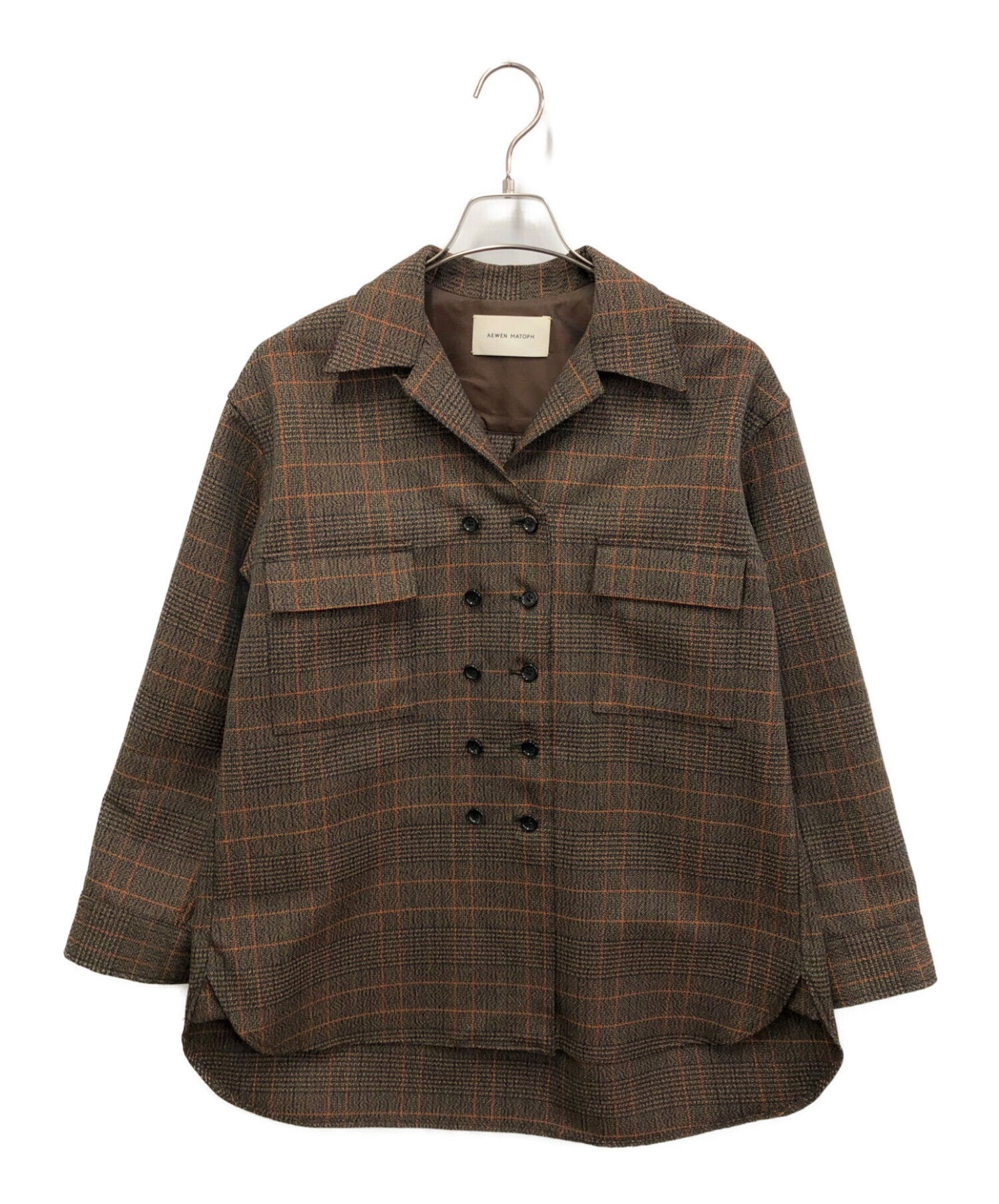 AEWEN MATOPH (イウエン マトフ) シャツジャケット ブラウン サイズ:36