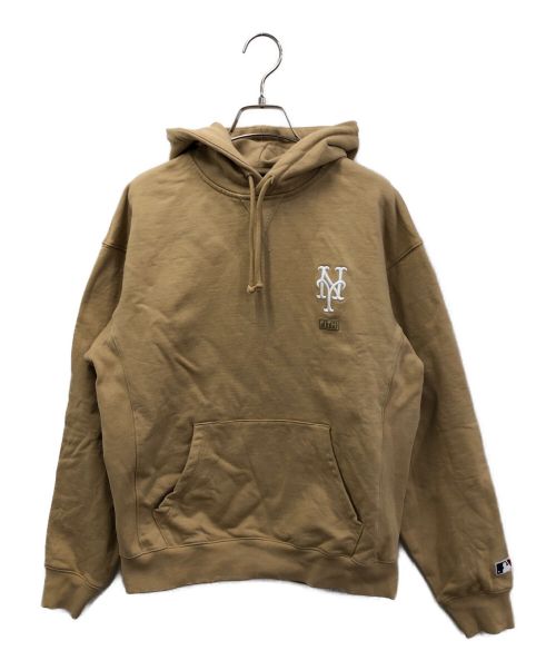 【中古・古着通販】KITH (キス) NEW YORK YANKEES (ニューヨークヤンキース) プルオーバーパーカー ブラウン  サイズ:XS｜ブランド・古着通販 トレファク公式【TREFAC FASHION】スマホサイト