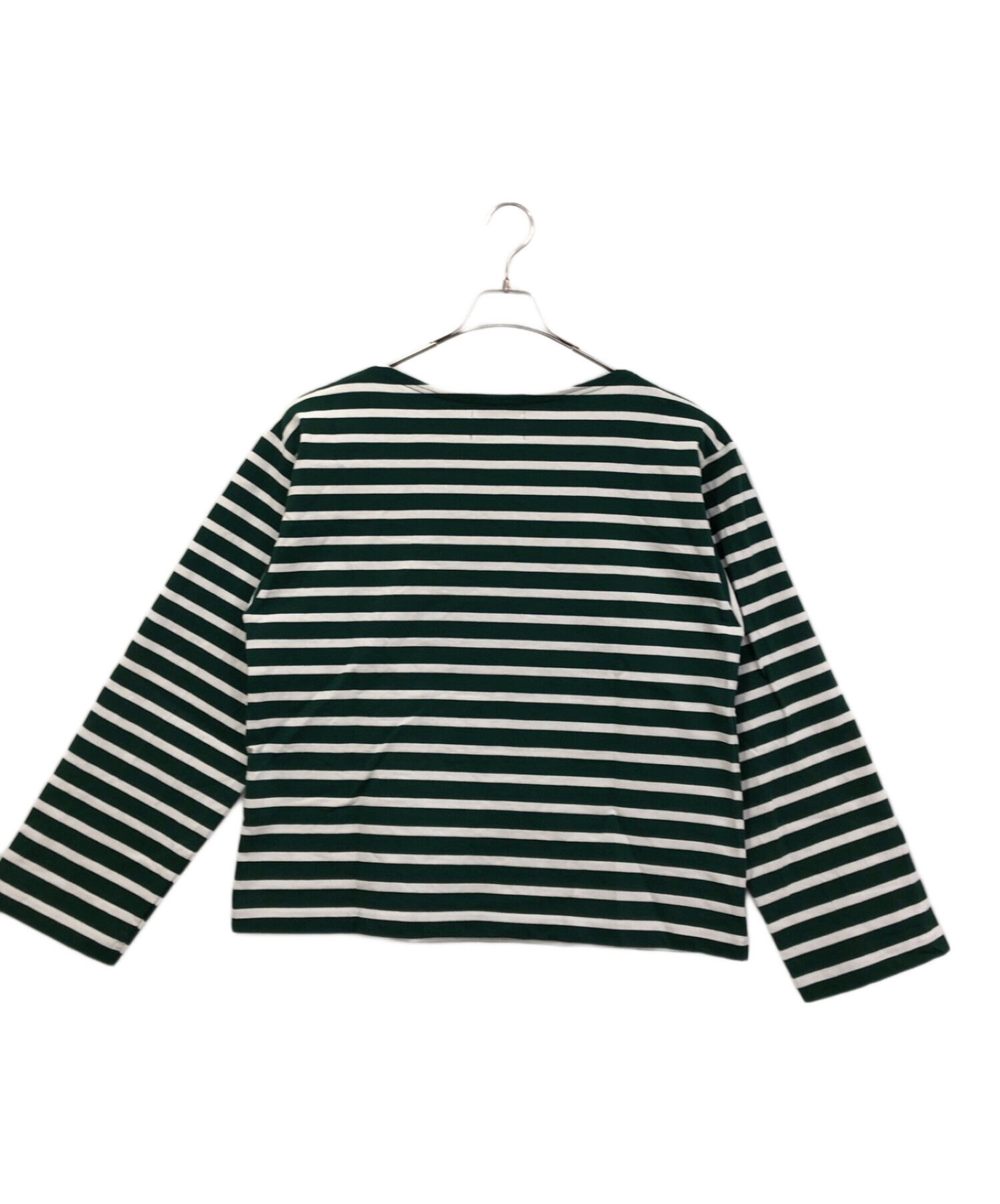 Traditional Weatherwear (トラディショナルウェザーウェア) バスクシャツカットソー グリーン サイズ:XS