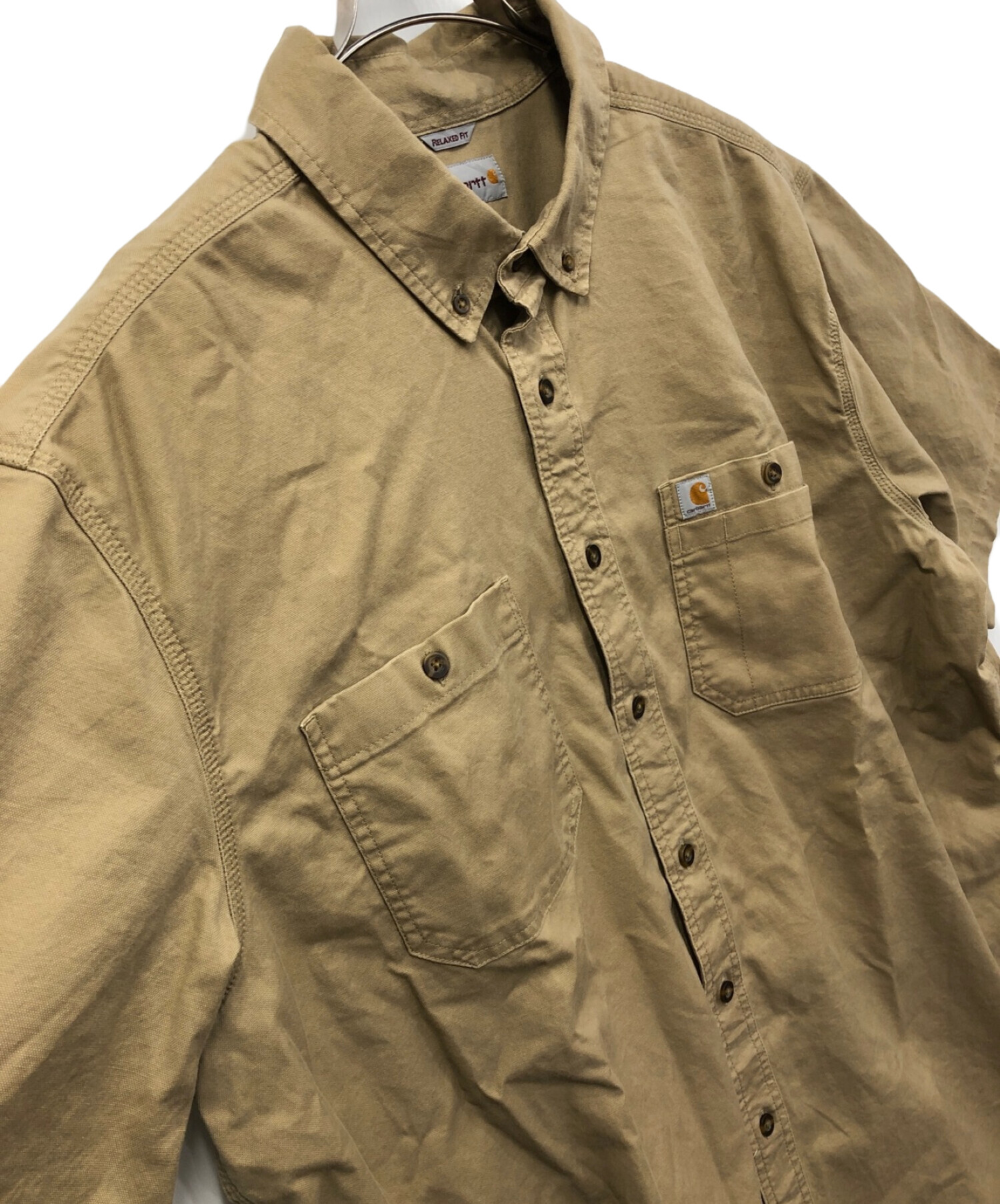 CarHartt (カーハート) オーバーサイズシャツ ブラウン サイズ:2XL