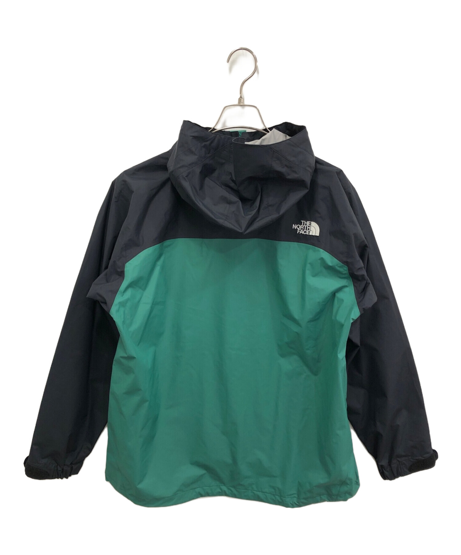 THE NORTH FACE (ザ ノース フェイス) ドットショットジャケット グリーン×ブラック サイズ:M