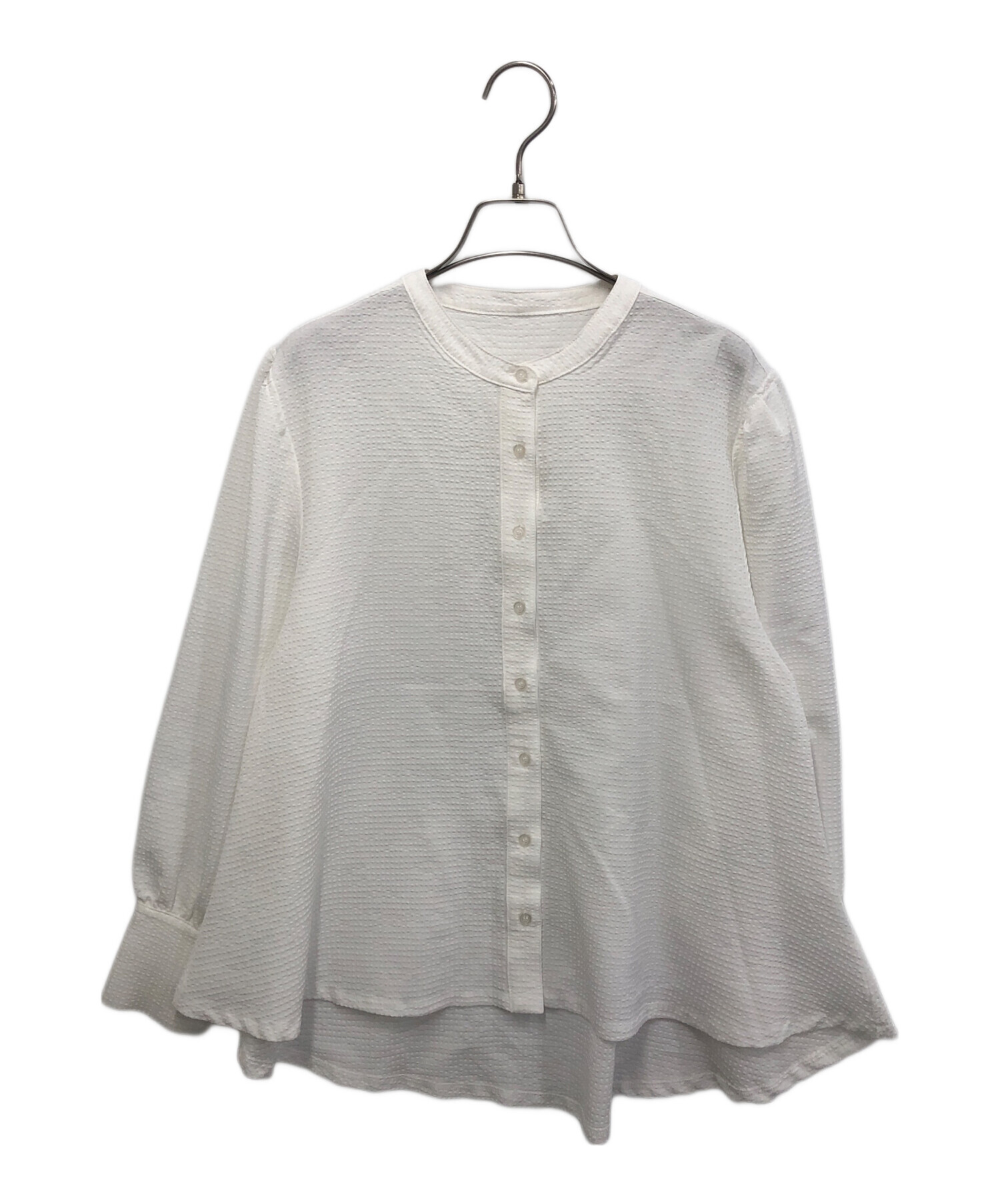 【中古・古着通販】bibiy (ビビィ) CHARLOTTE TIE COLLAR BLOUSE(シャーロットタイカラーブラウス) ホワイト  サイズ:Ｆ｜ブランド・古着通販 トレファク公式【TREFAC FASHION】スマホサイト