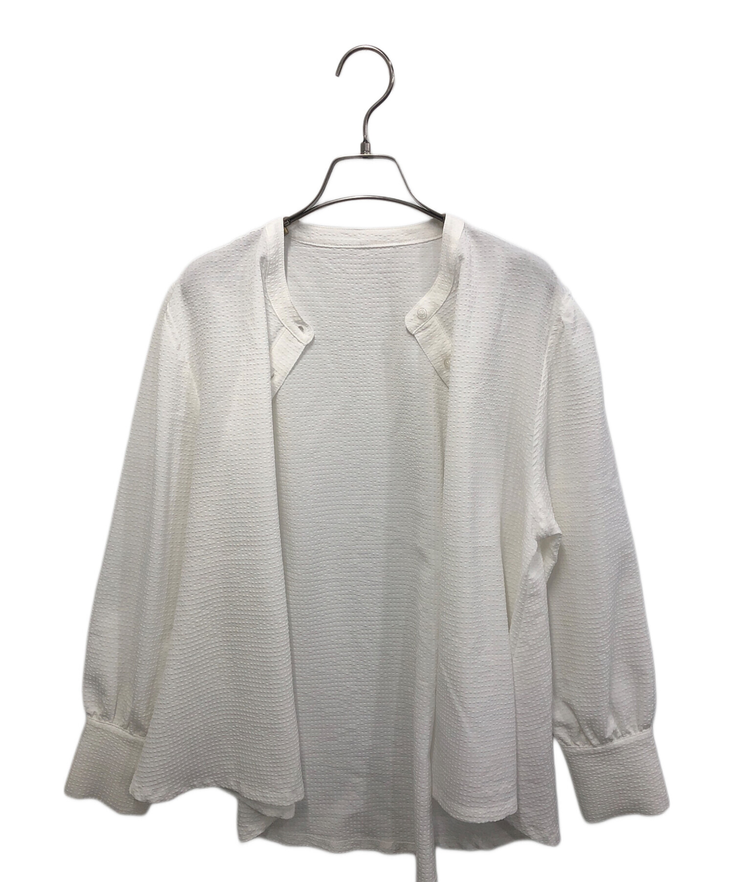 中古・古着通販】bibiy (ビビィ) CHARLOTTE TIE COLLAR BLOUSE(シャーロットタイカラーブラウス) ホワイト  サイズ:Ｆ｜ブランド・古着通販 トレファク公式【TREFAC FASHION】スマホサイト