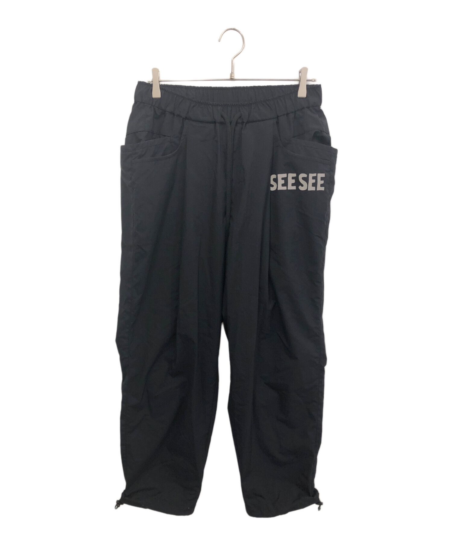 中古・古着通販】SEESEE (シーシー) ナイロンパンツ ブラック サイズ:M｜ブランド・古着通販 トレファク公式【TREFAC  FASHION】スマホサイト