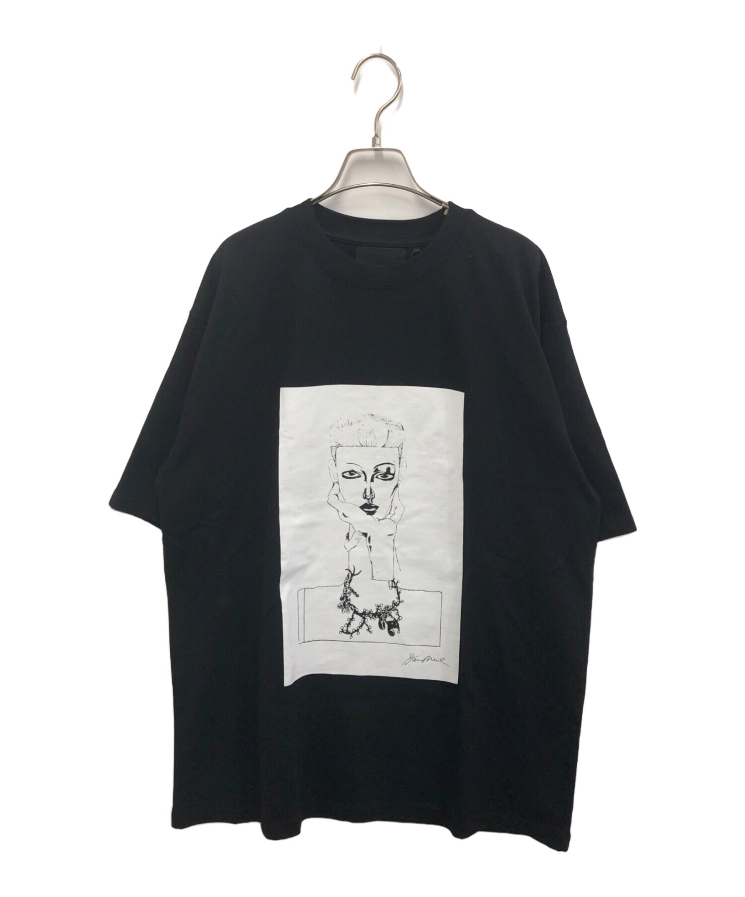 ZARA (ザラ) STEVEN MEISEL Tシャツ ブラック サイズ:L 未使用品