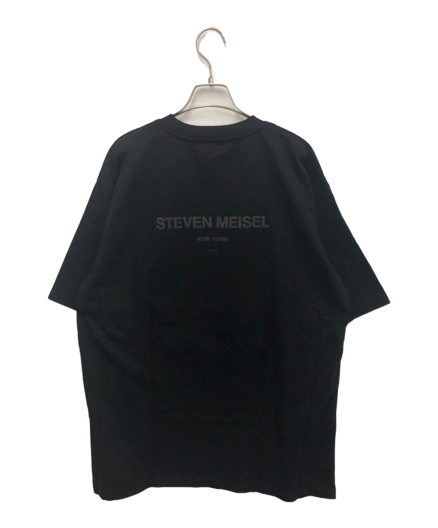 中古・古着通販】ZARA (ザラ) STEVEN MEISEL Tシャツ ブラック サイズ:L 未使用品｜ブランド・古着通販  トレファク公式【TREFAC FASHION】スマホサイト