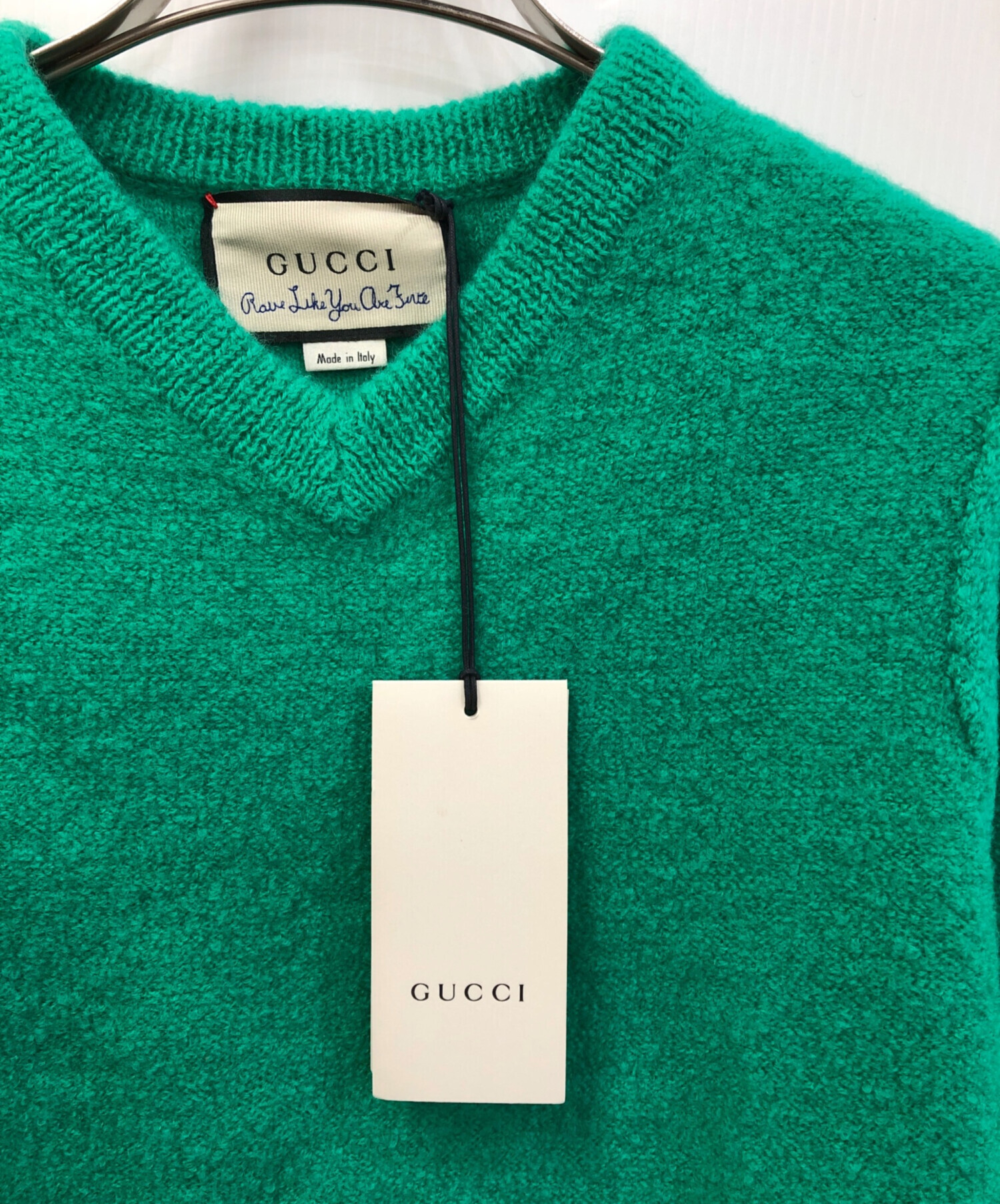 中古・古着通販】GUCCI (グッチ) ニット グリーン サイズ:XS｜ブランド・古着通販 トレファク公式【TREFAC FASHION】スマホサイト