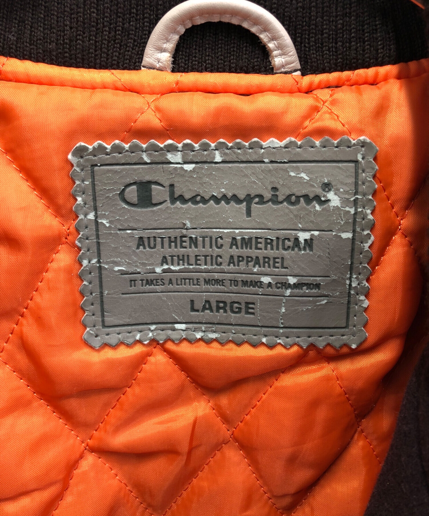 中古・古着通販】Champion (チャンピオン) フルデコスタジャン ブラウン サイズ:L｜ブランド・古着通販 トレファク公式【TREFAC  FASHION】スマホサイト