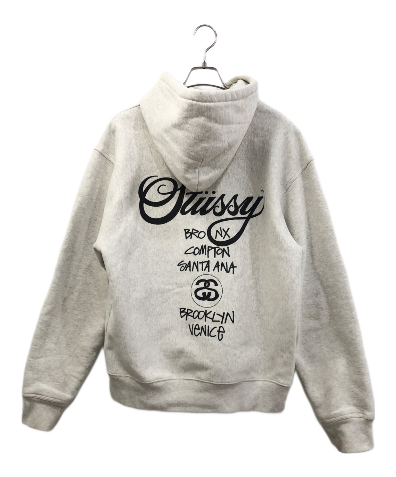 stussy (ステューシー) パーカー グレー サイズ:L