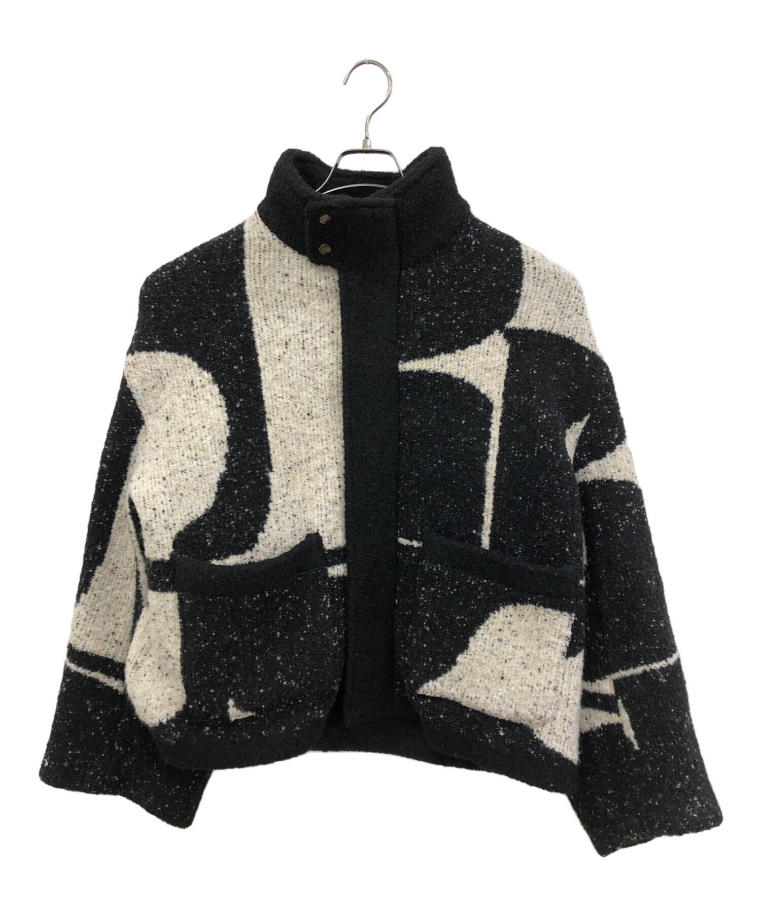 Knuth Marf (クヌースマーフ) Unique Nep Knit Jacket ブラック サイズ:F