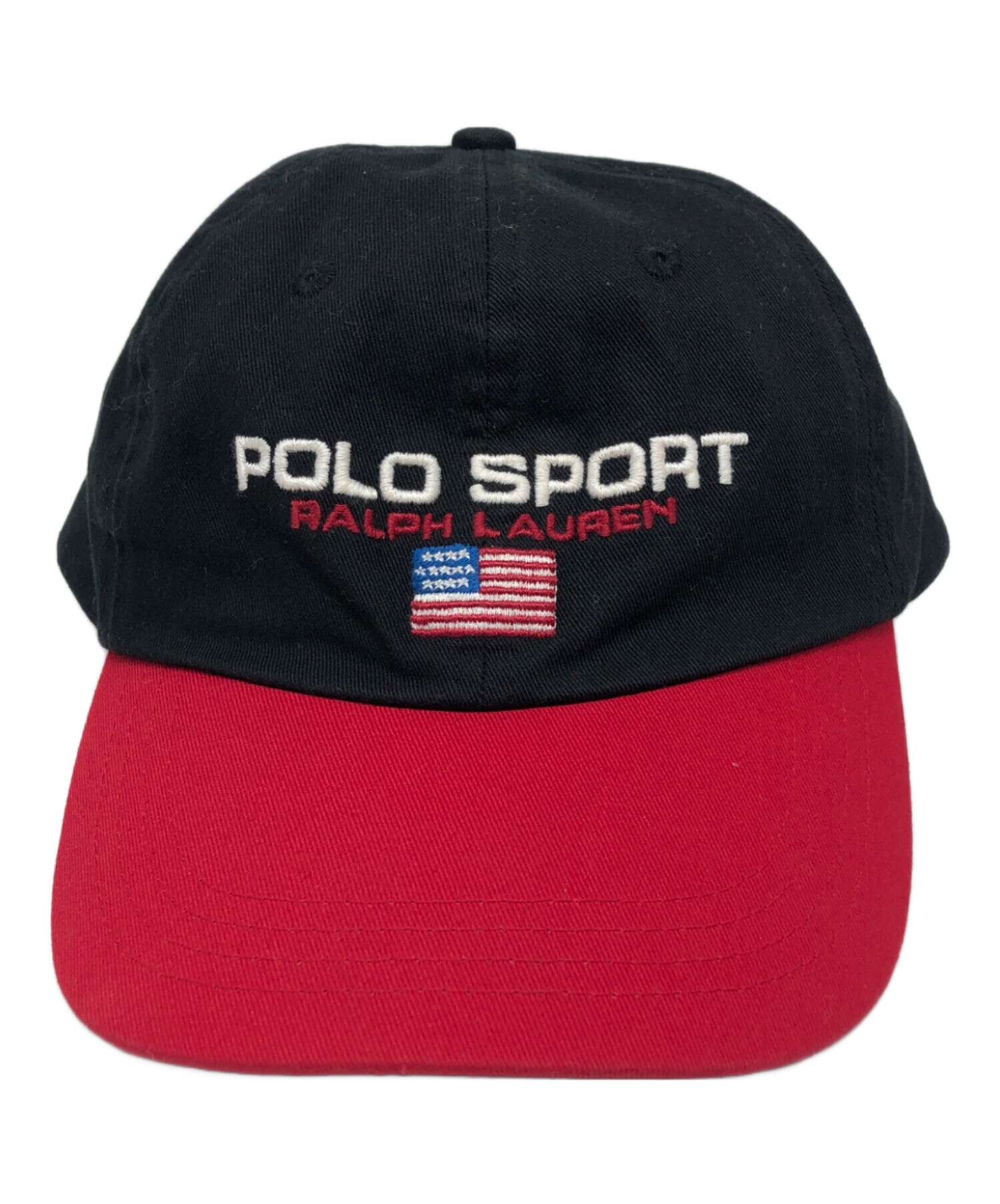 中古・古着通販】POLO SPORT (ポロスポーツ) キャップ ブラック×レッド｜ブランド・古着通販 トレファク公式【TREFAC  FASHION】スマホサイト