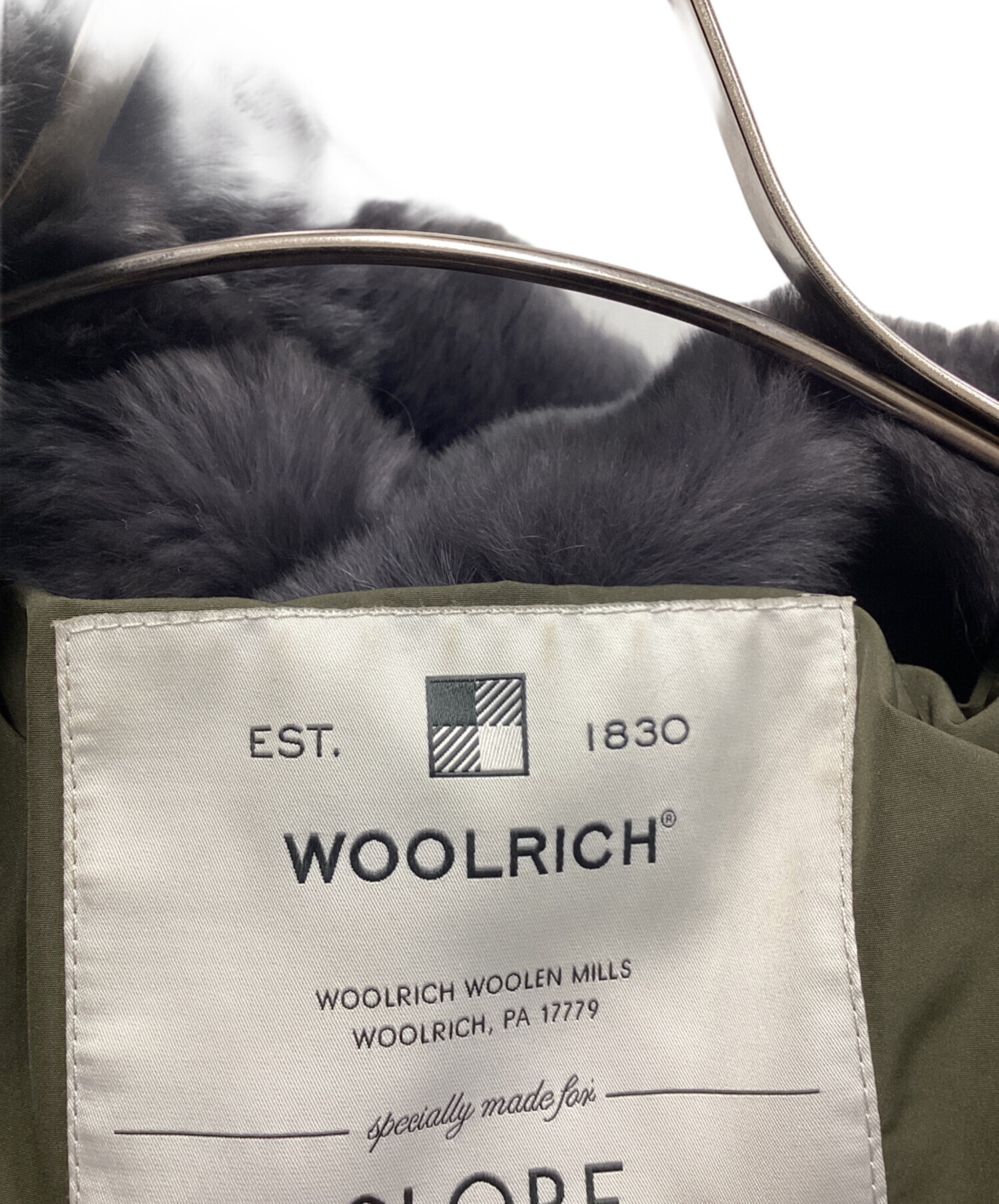 中古・古着通販】WOOLRICH (ウールリッチ) SLOBE IENA (スローブ イエナ) 別注COCONダウンコート オリーブ  サイズ:S｜ブランド・古着通販 トレファク公式【TREFAC FASHION】スマホサイト