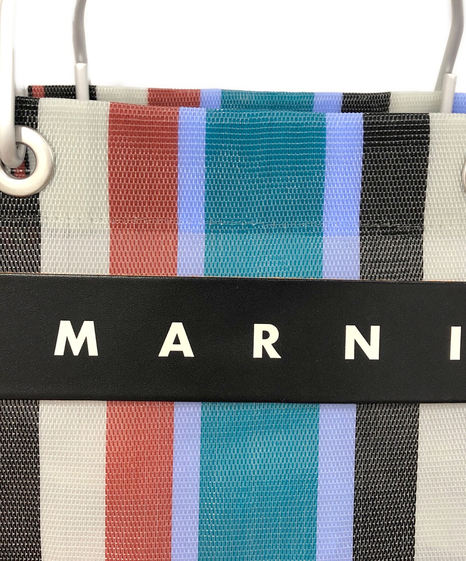 中古・古着通販】MARNI (マルニ) フラワーカフェストライプトートバッグ ライトライム サイズ:表記なし｜ブランド・古着通販  トレファク公式【TREFAC FASHION】スマホサイト