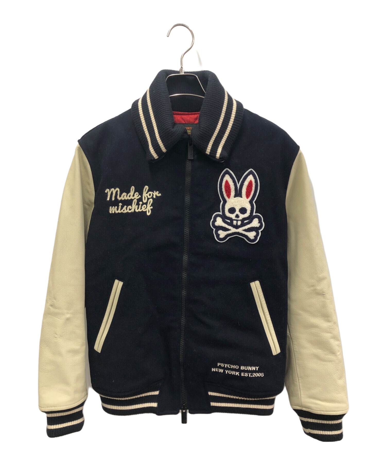 中古・古着通販】Psycho Bunny (サイコ バニー) skookum (スクーカム) コラボスタジャン ネイビー サイズ:M｜ブランド・古着通販  トレファク公式【TREFAC FASHION】スマホサイト