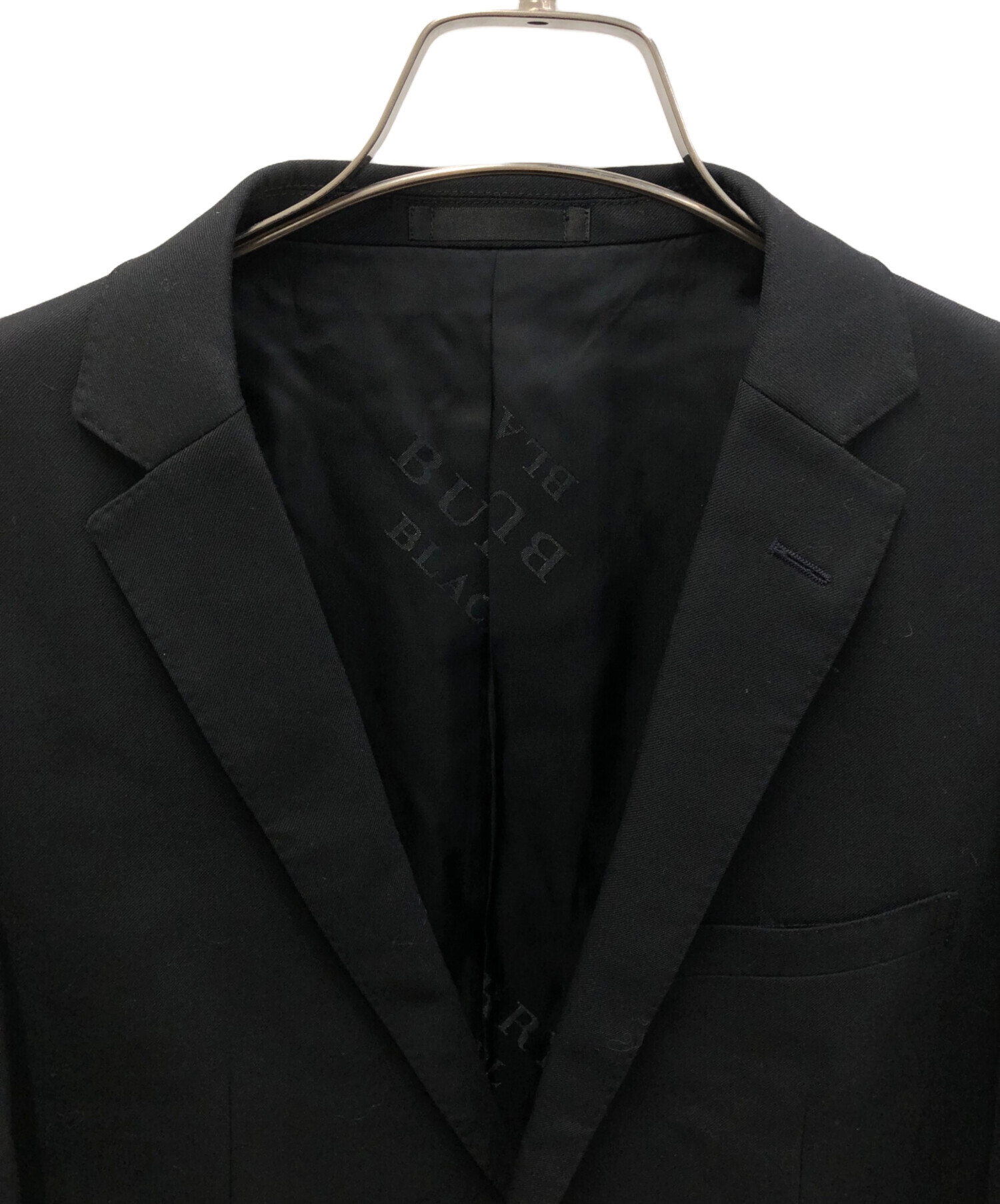 中古・古着通販】BURBERRY BLACK LABEL (バーバリーブラックレーベル) テーラードジャケット ブラック サイズ:L｜ブランド・古着通販  トレファク公式【TREFAC FASHION】スマホサイト