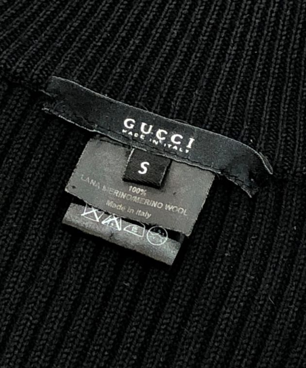 中古・古着通販】GUCCI (グッチ) ドライバーズニット ブラック サイズ