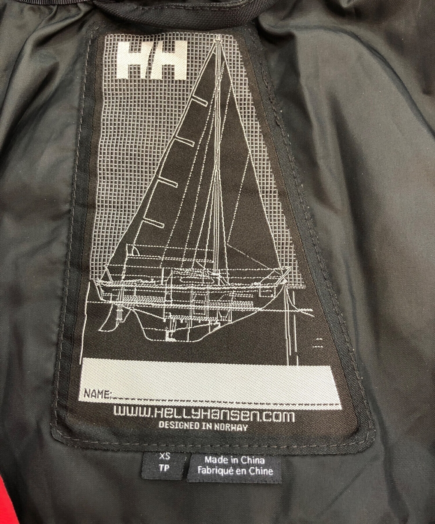 HELLY HANSEN (ヘリーハンセン) セーリングジャケット レッド サイズ:XS