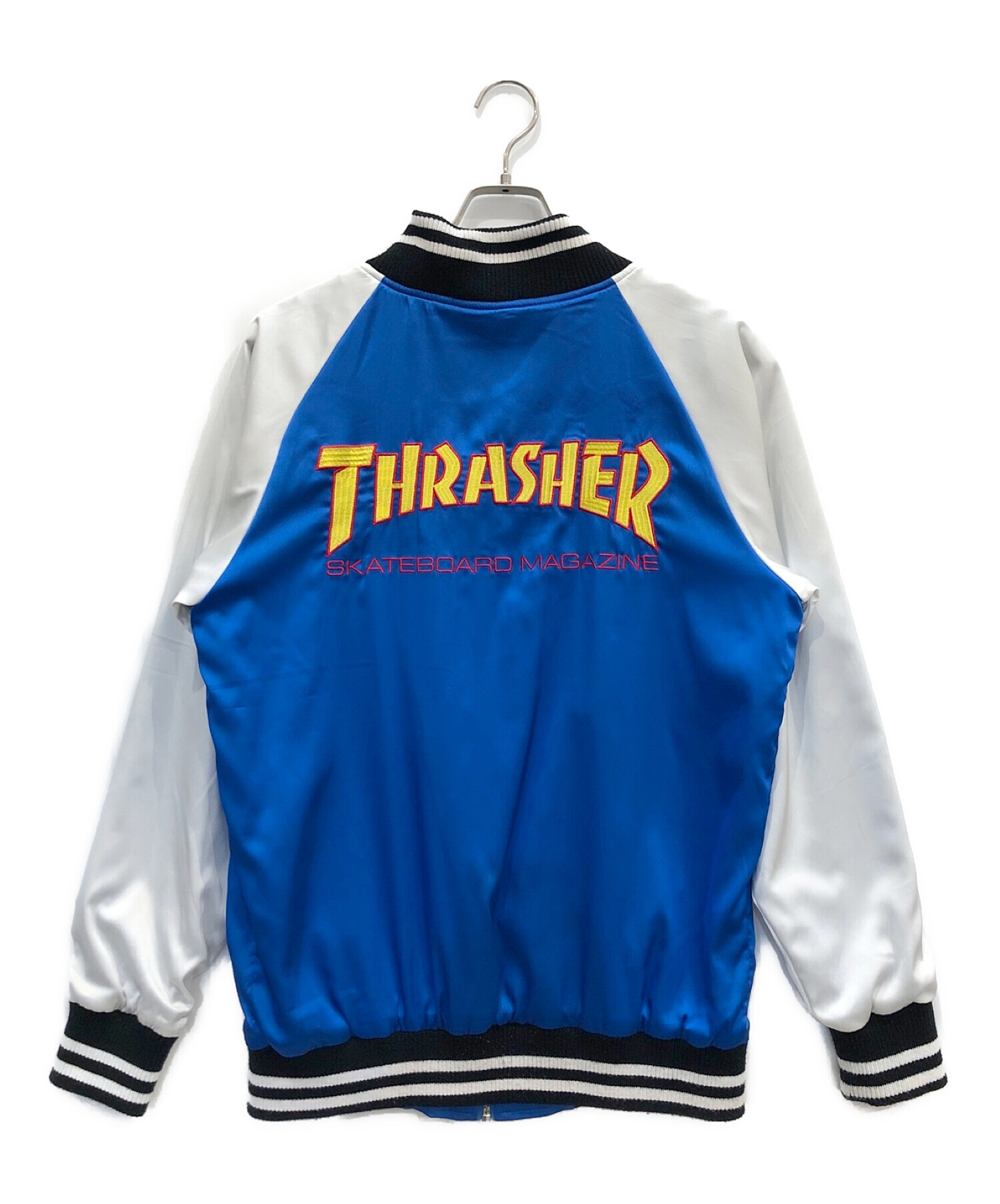 THRASHER (スラッシャー) スカジャン ブルー サイズ:M