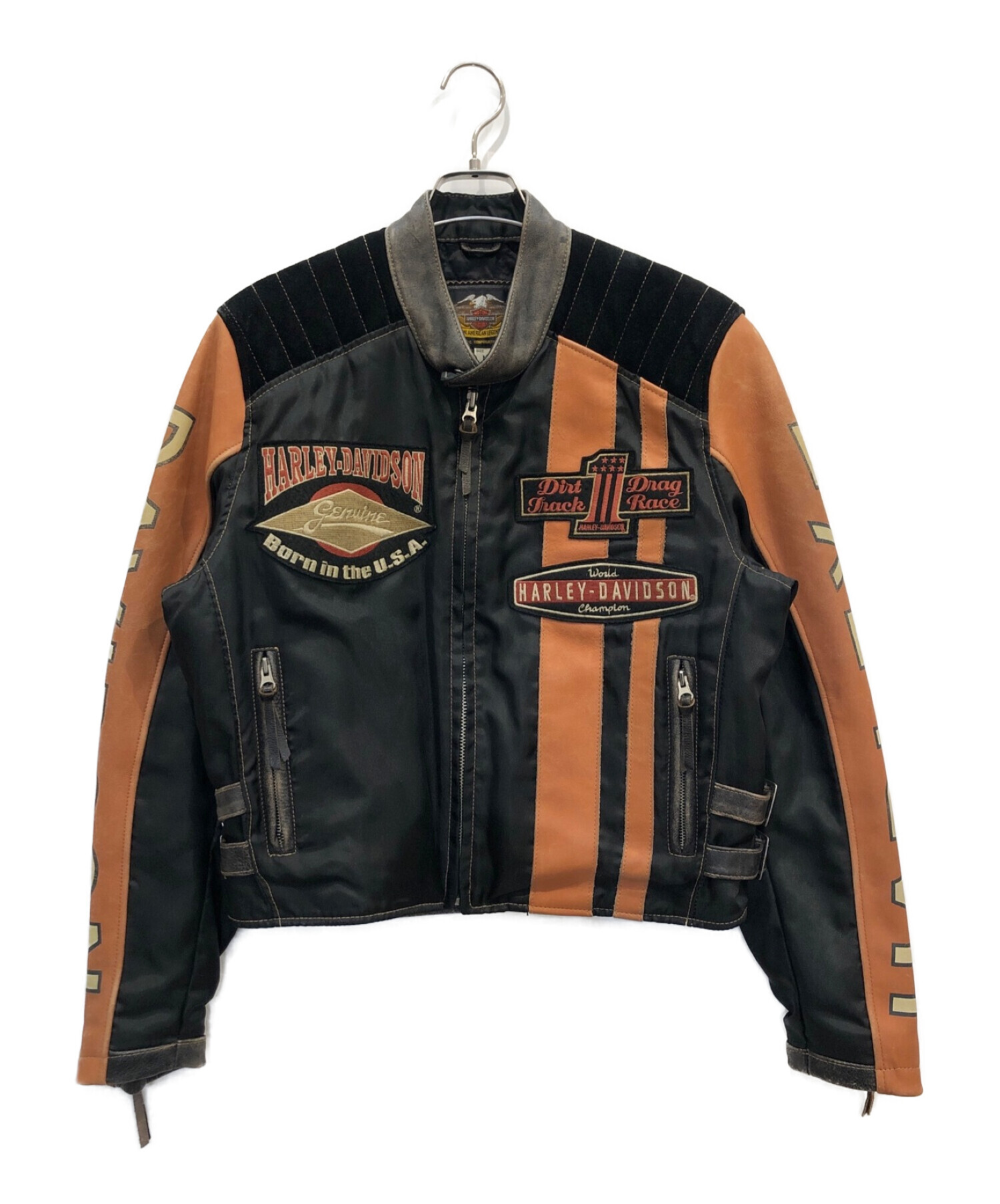 HARLEY-DAVIDSON (ハーレーダビッドソン) ライダースジャケット ブラック サイズ:M