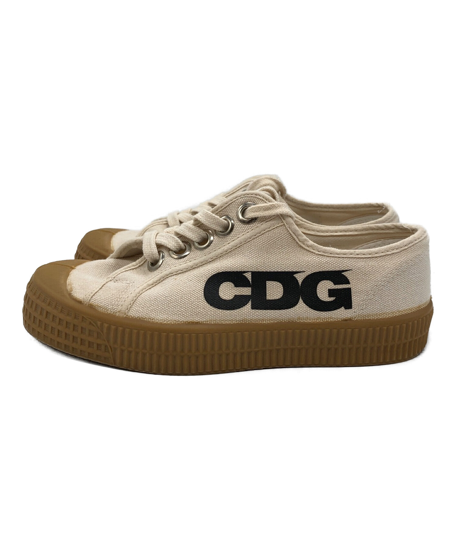 CDG (シーディージー) スニーカー ベージュ サイズ:35