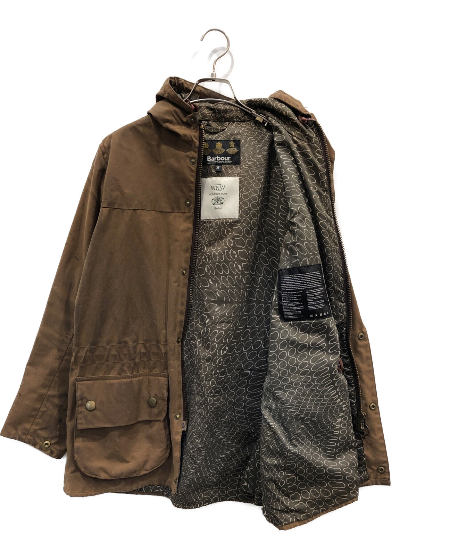 Barbour/バブアー work not work 別注 durham 36 - tracemed.com.br