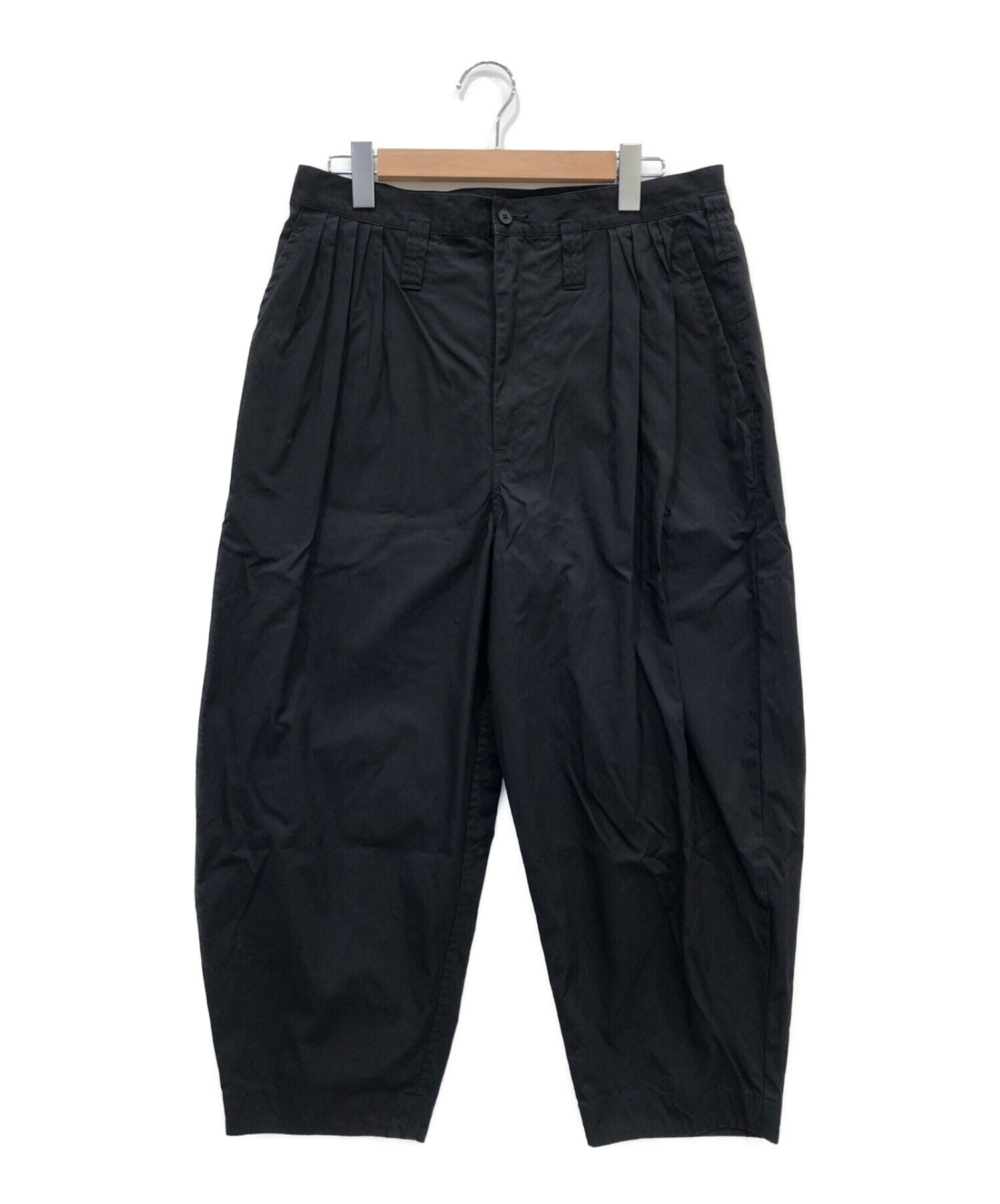 Porter Classic (ポータークラシック) POPLIN BEBOP PANTS ブラック サイズ:M