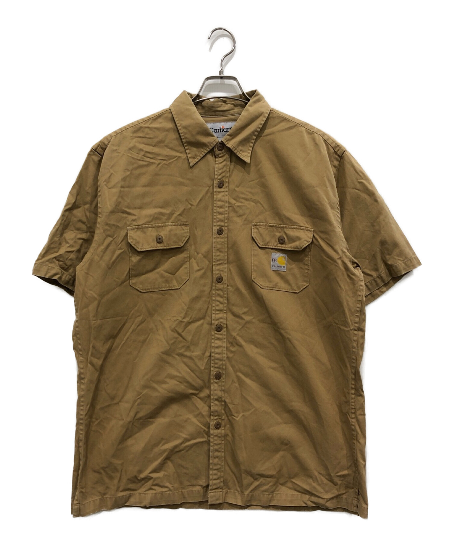 CarHartt (カーハート) 半袖ワークシャツ ベージュ サイズ:L