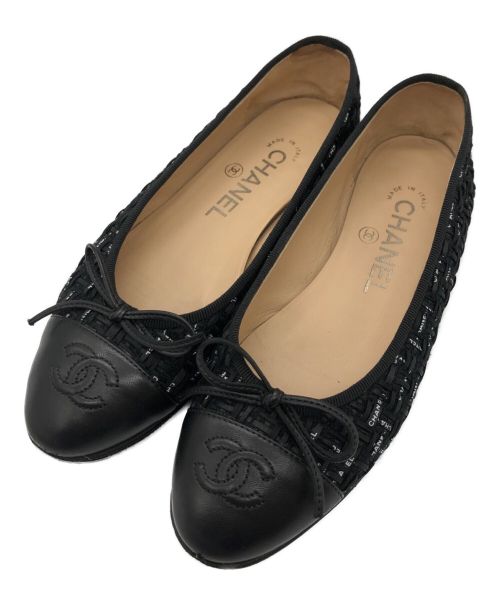 中古・古着通販】CHANEL (シャネル) パンプス ブラック サイズ:34 1/2C