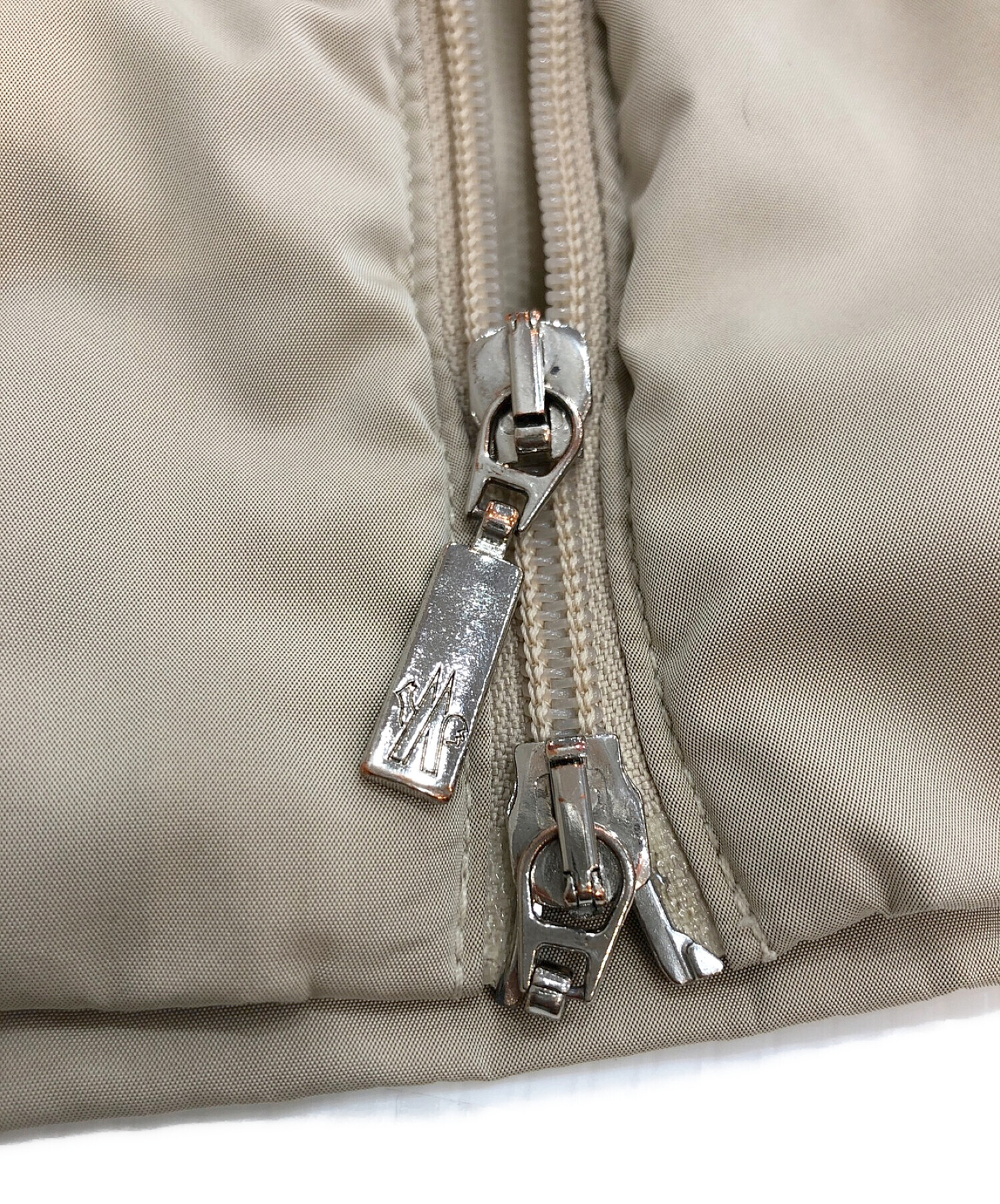 中古・古着通販】MONCLER (モンクレール) ダウンコート ベージュ