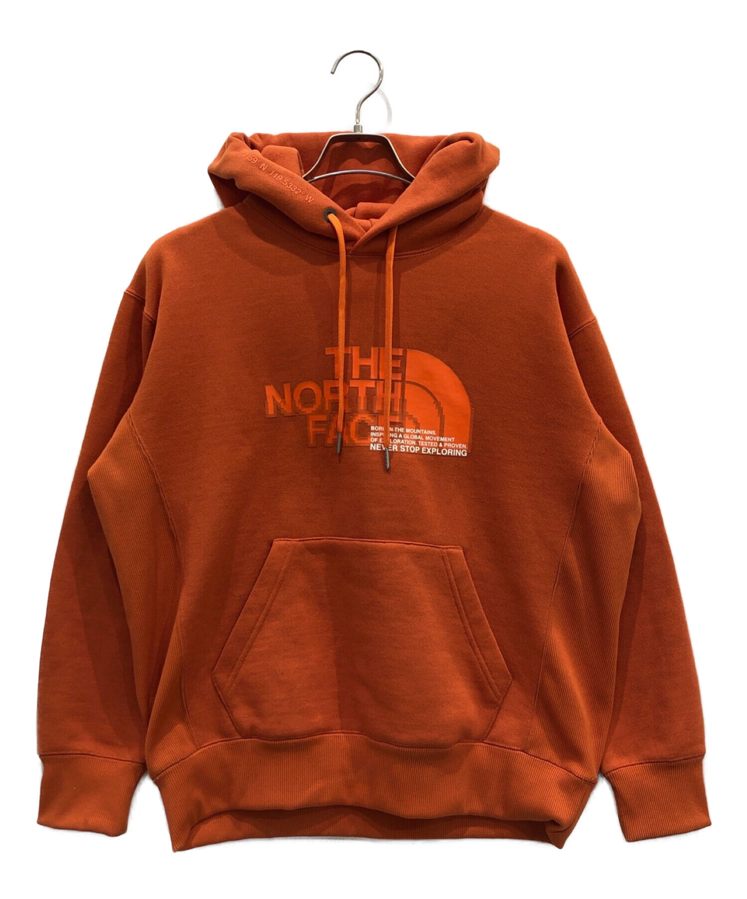 THE NORTH FACE (ザ ノース フェイス) パーカー オレンジ サイズ:XL