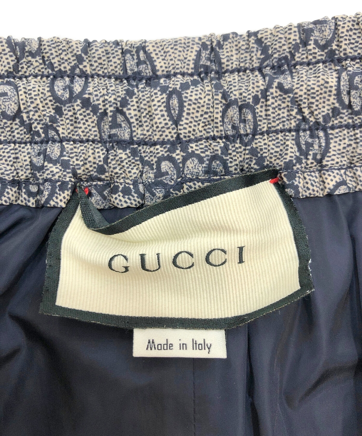 中古・古着通販】GUCCI (グッチ) ナイロントラックパンツ グレー