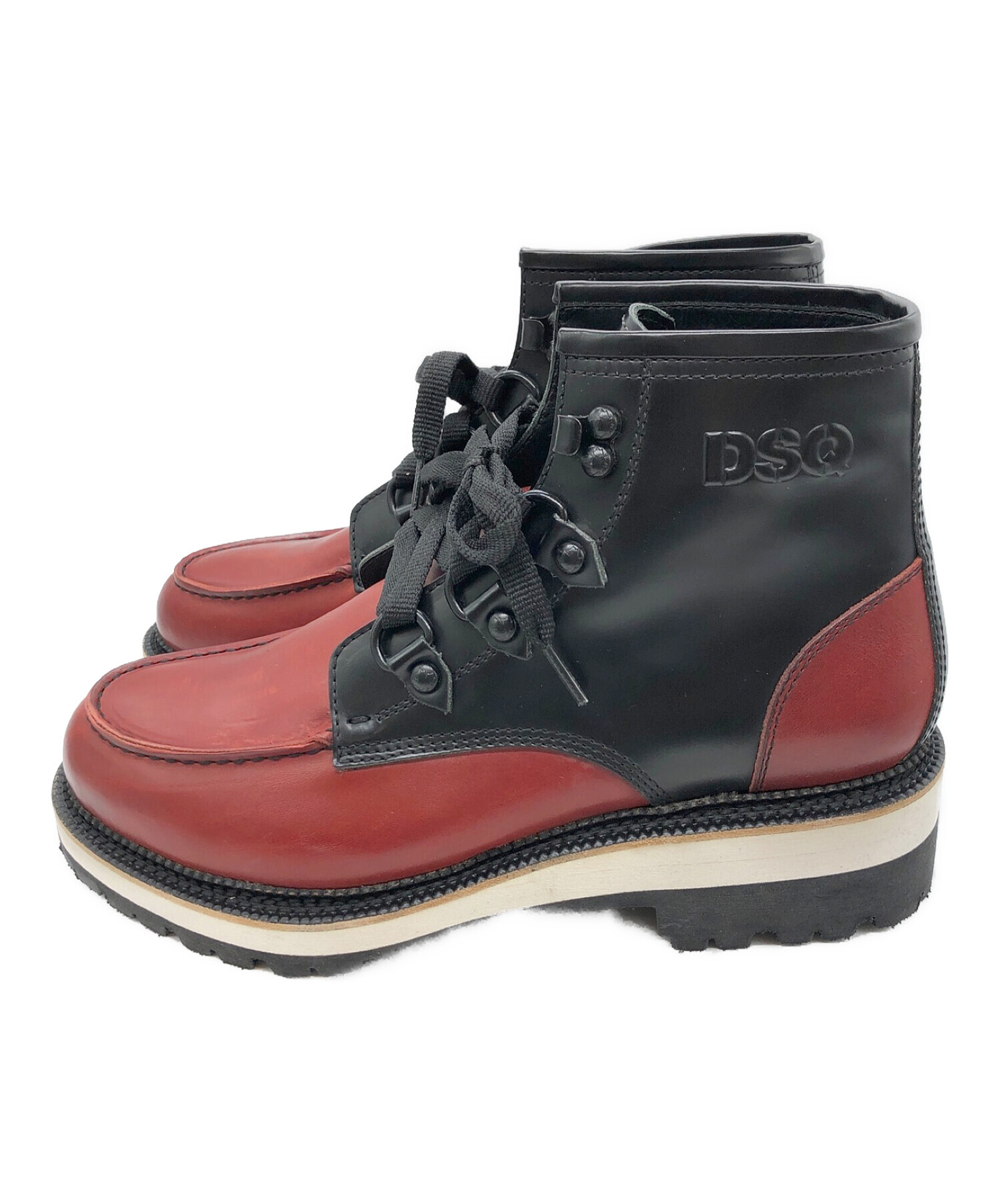 DSQUARED2 レッド ブーツ-