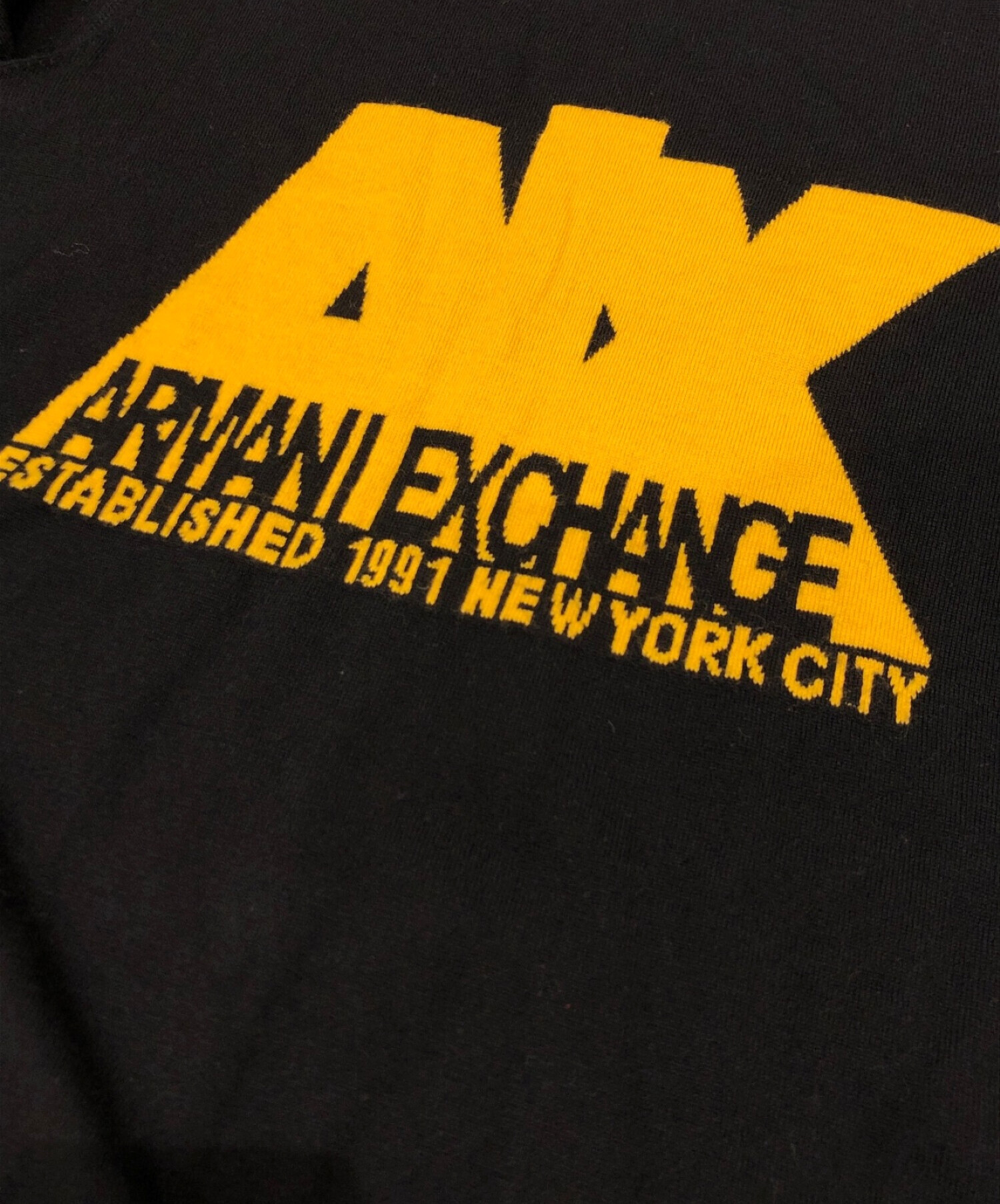 ARMANI EXCHANGE (アルマーニ エクスチェンジ) ニット ブラック サイズ:S