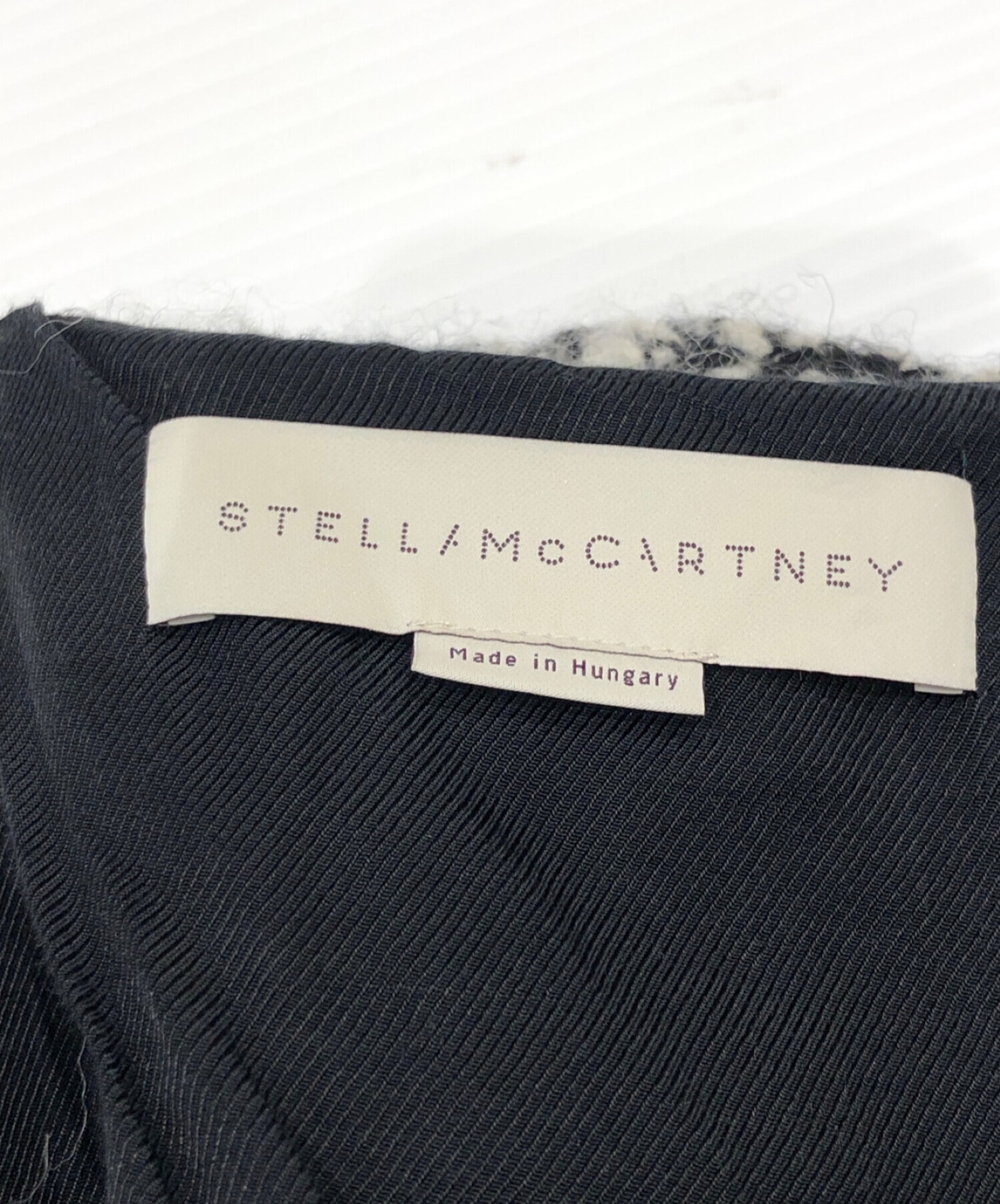 STELLA McCARTNEY (ステラマッカートニー) ニットワンピース ブラック サイズ:38