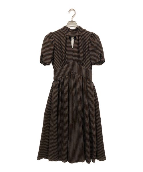 中古・古着通販】HER LIP TO (ハーリップトゥ) Striped Midi Dress