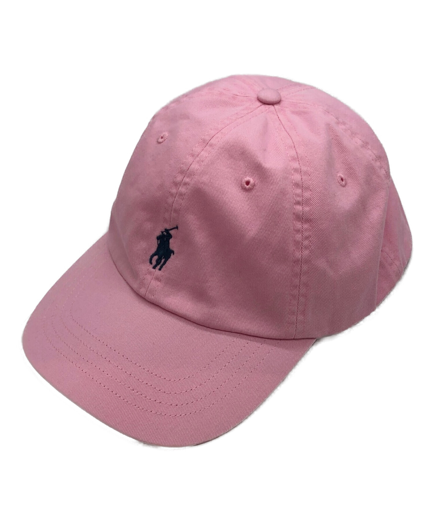 POLO RALPH LAUREN (ポロ・ラルフローレン) キャップ ピンク サイズ:ONE