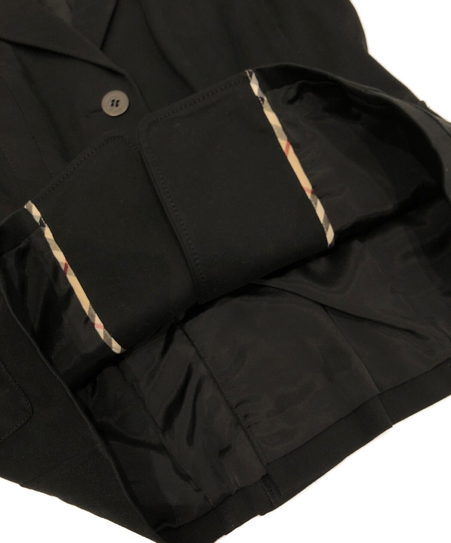 BURBERRY LONDON (バーバリー ロンドン) テーラードジャケット ブラック サイズ:38