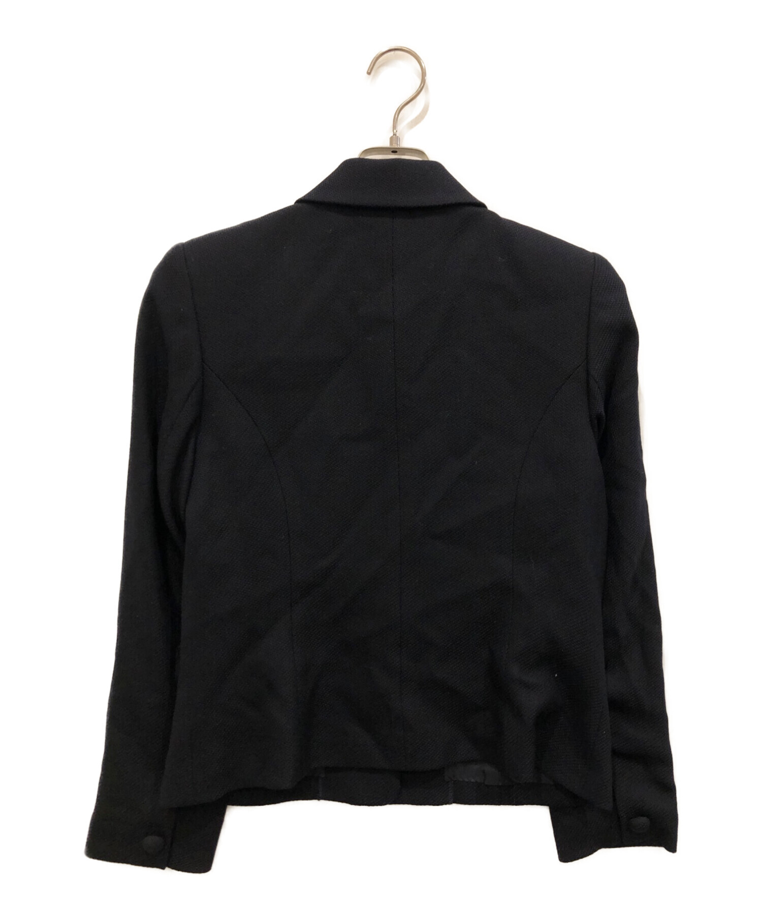 courreges (クレージュ) ワンピースセットアップジャケット ブラック サイズ:11AR